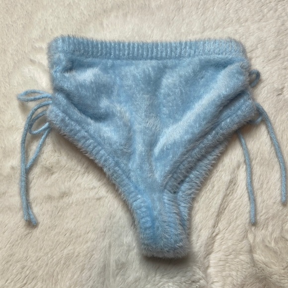 For Love & Lemons Fuzzy Tie Shorts - SIZE: XXS - Picture 1 of 3